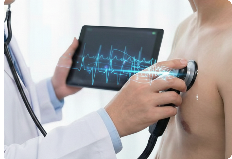 Amplified digital auscultation